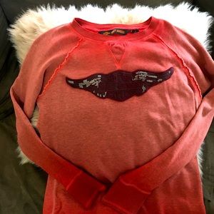 NWOT (Red fade)Harley Davidson Long-sleeved XL embroidered (women’s)